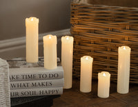 6pc Flameless LED Pillar Candles