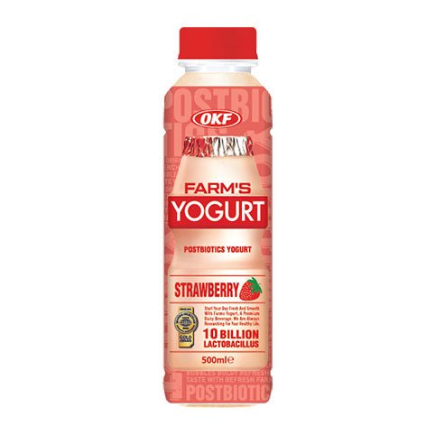 OKF Farms Strawberry Yogurt 500ml