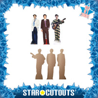 CS1193 Harry Three Pack Shelf Top Cutout  Cardboard Cut Out Height 31cm