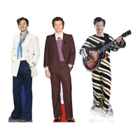 CS1193 Harry Three Pack Shelf Top Cutout  Cardboard Cut Out Height 31cm