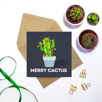 Merry Cactus Christmas Card