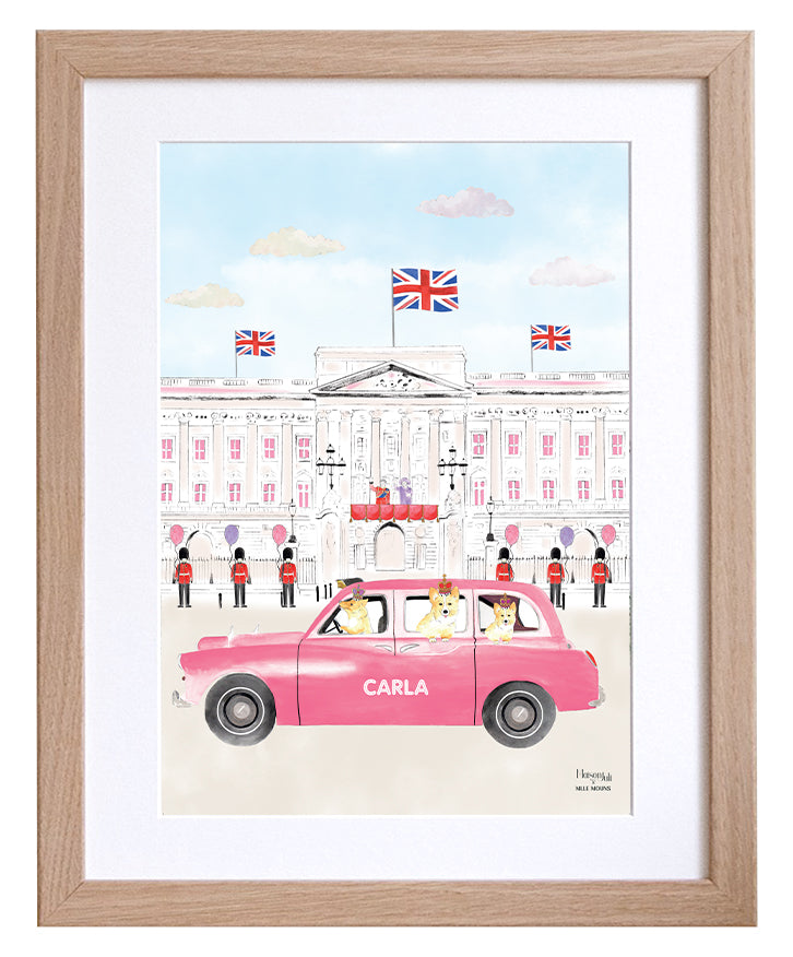 The Pink Black Cab of London
