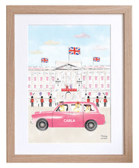 The Pink Black Cab of London