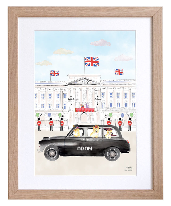 The Black Cab of Buckingham Palace for boys