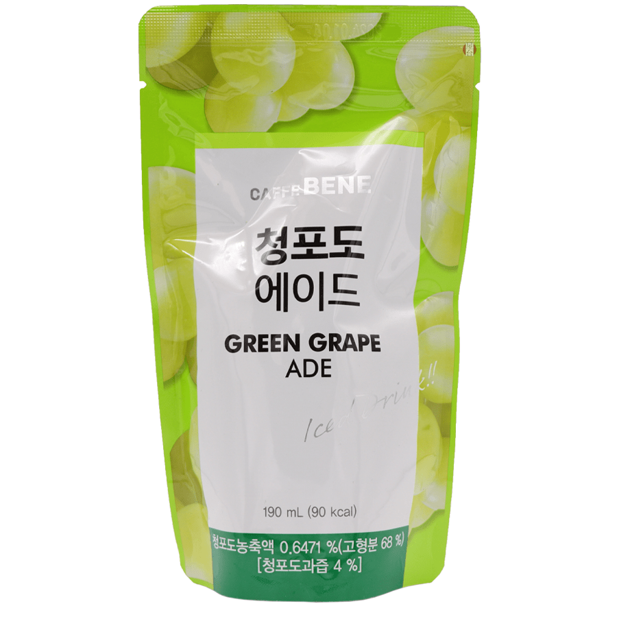 CAFFE BENE Green Grape Pouch Drink 190ml