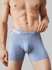 Calvin Klein MODERN STRUCTURE COTTON Mens 3 Pack Boxer Briefs Multicoloured