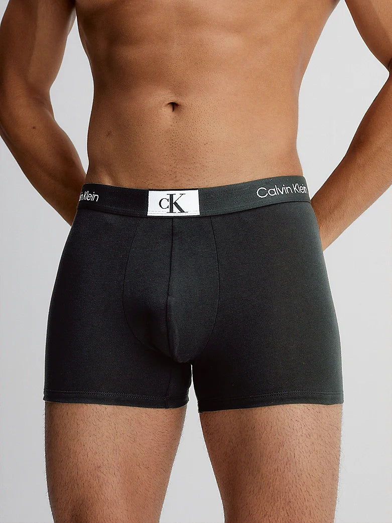 Calvin Klein CK96 3 Pack Mens Trunks Black