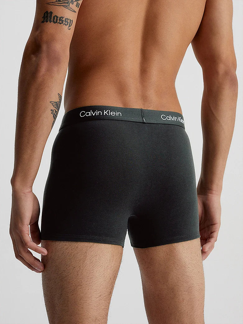 Calvin Klein CK96 3 Pack Mens Trunks Black