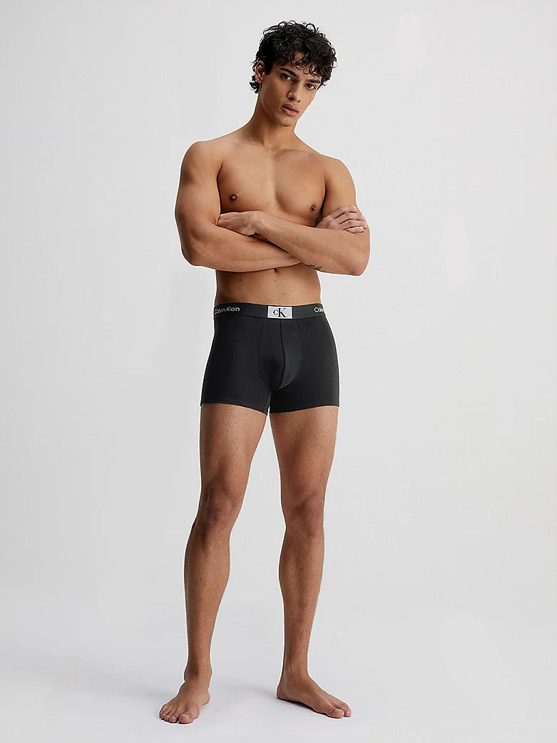 Calvin Klein CK96 3 Pack Mens Trunks Black