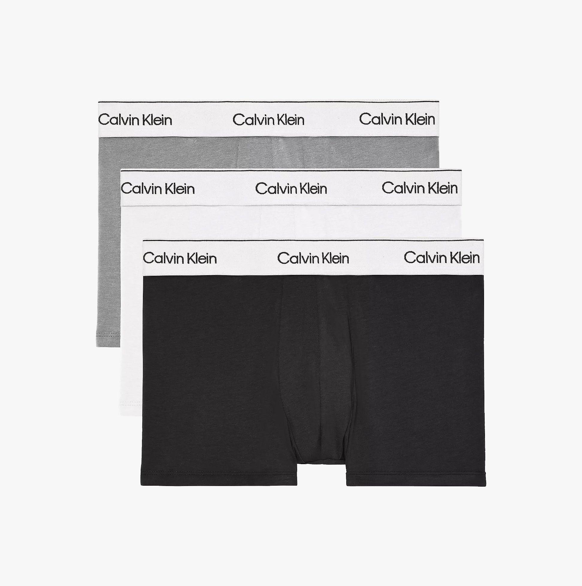 Calvin Klein MODERN COTTON STRETCH Mens 3 Pack Trunks Multicoloured
