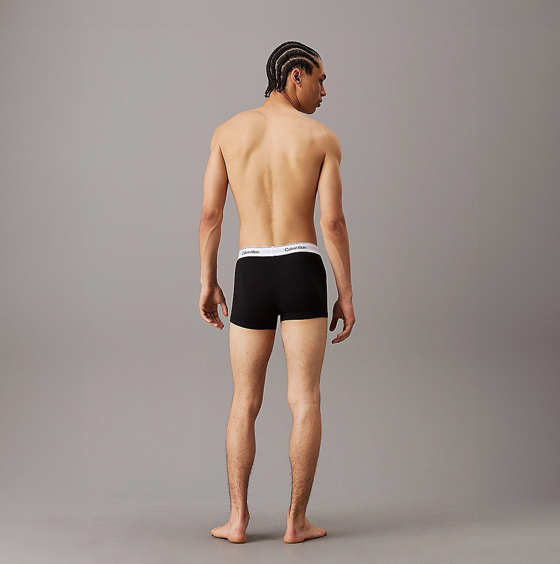 Calvin Klein MODERN COTTON STRETCH Mens 3 Pack Trunks Multicoloured