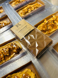 Caramel & Peanut Filled Slab