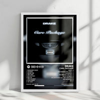 Drake "Care Package" Album Cover Poster - with Complete Tracklist