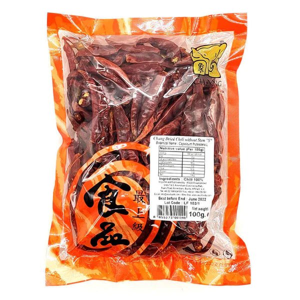 CHANG Dried Chilli Without Stem (S) 100g