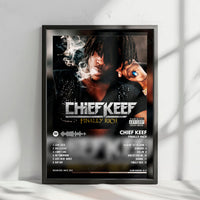 Chief Keef "Finally Rich" Album Cover Poster - with Complete Tracklist