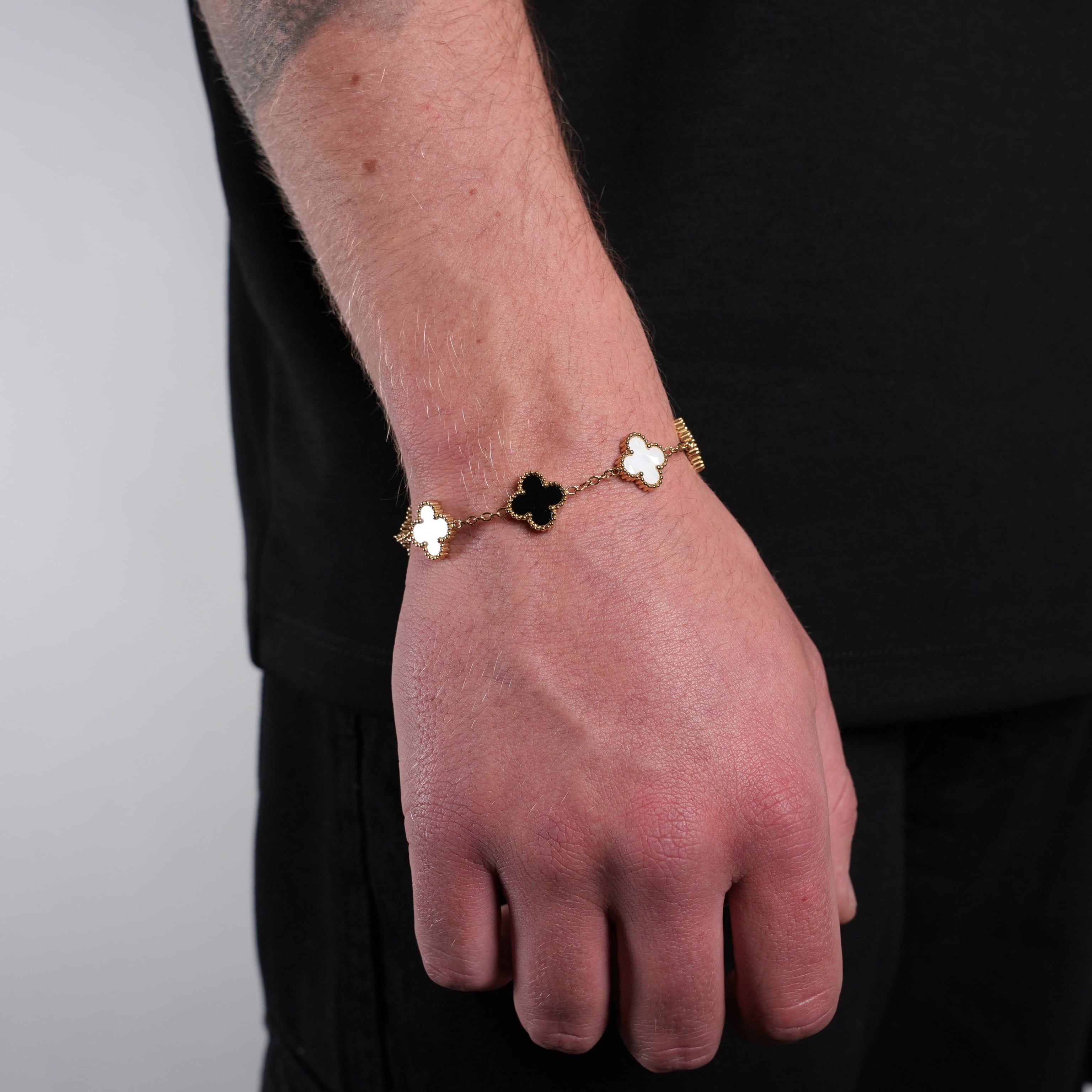 Gold Clover Bracelet (Mono)