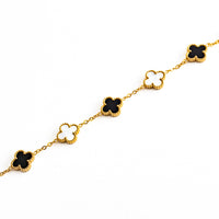 Gold Clover Bracelet (Mono)