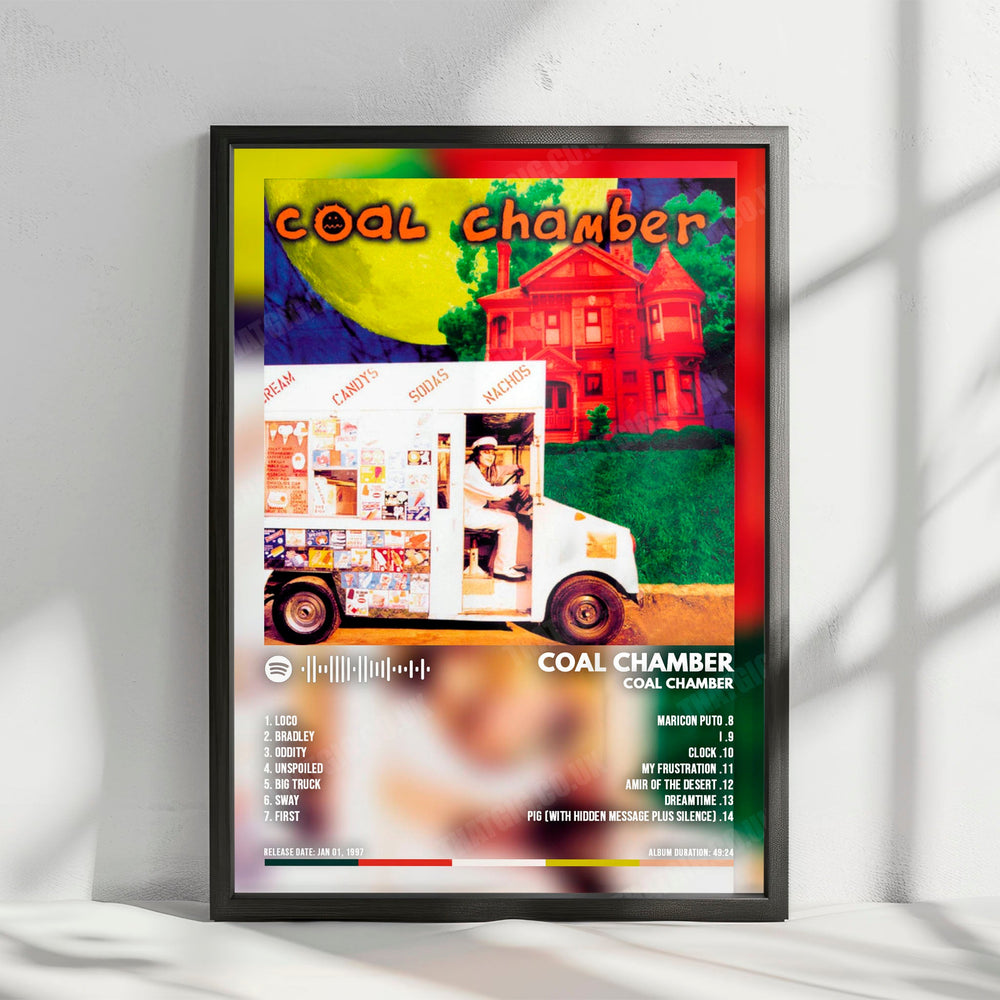 Coal Chamber "Coal Chamber" Album Cover Poster - with Complete Tracklist