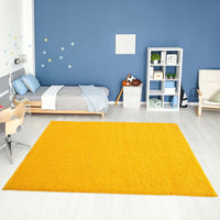 Myshaggy Solid Yellow Rug