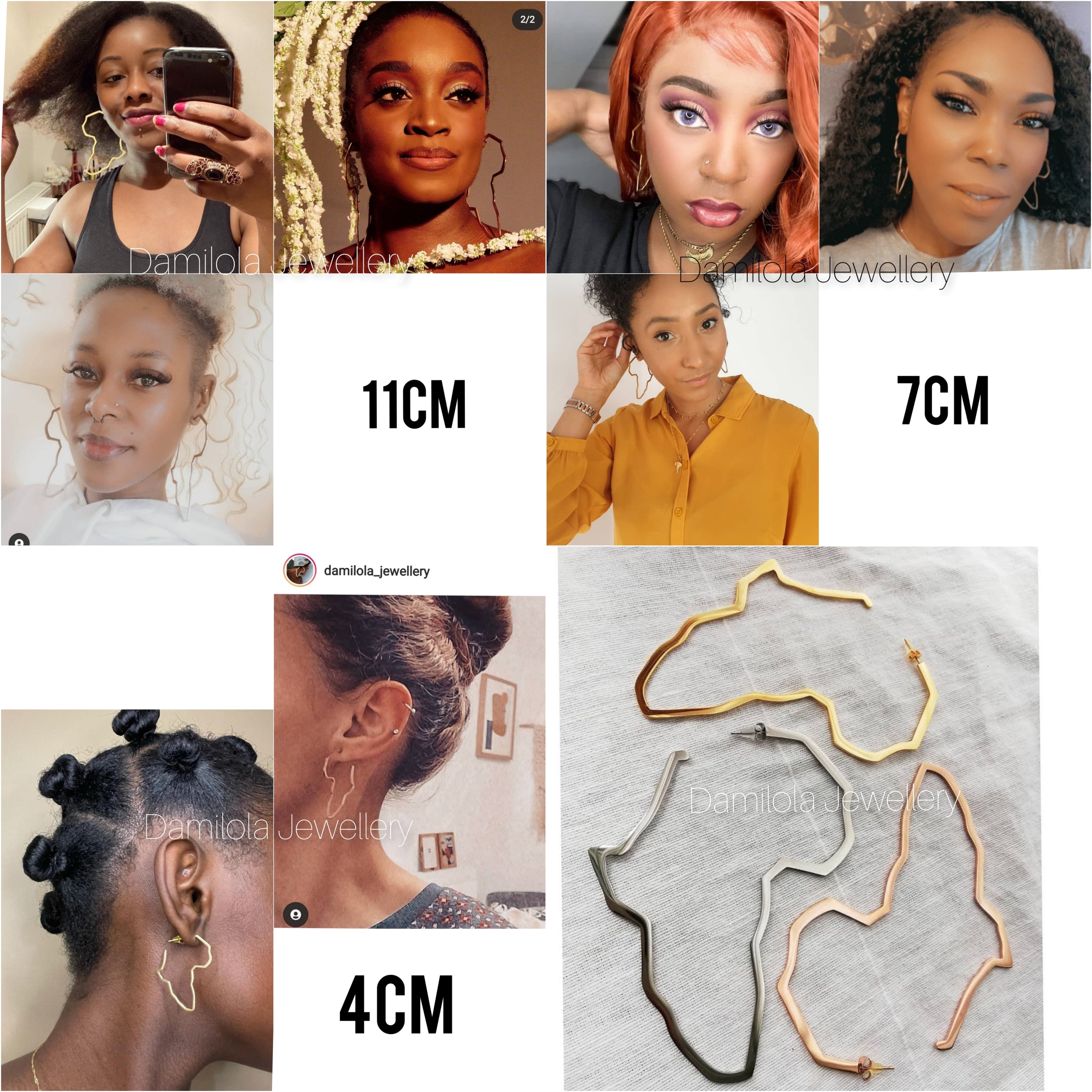 'Dumi' - Gold/Silver/Rose Gold/Black