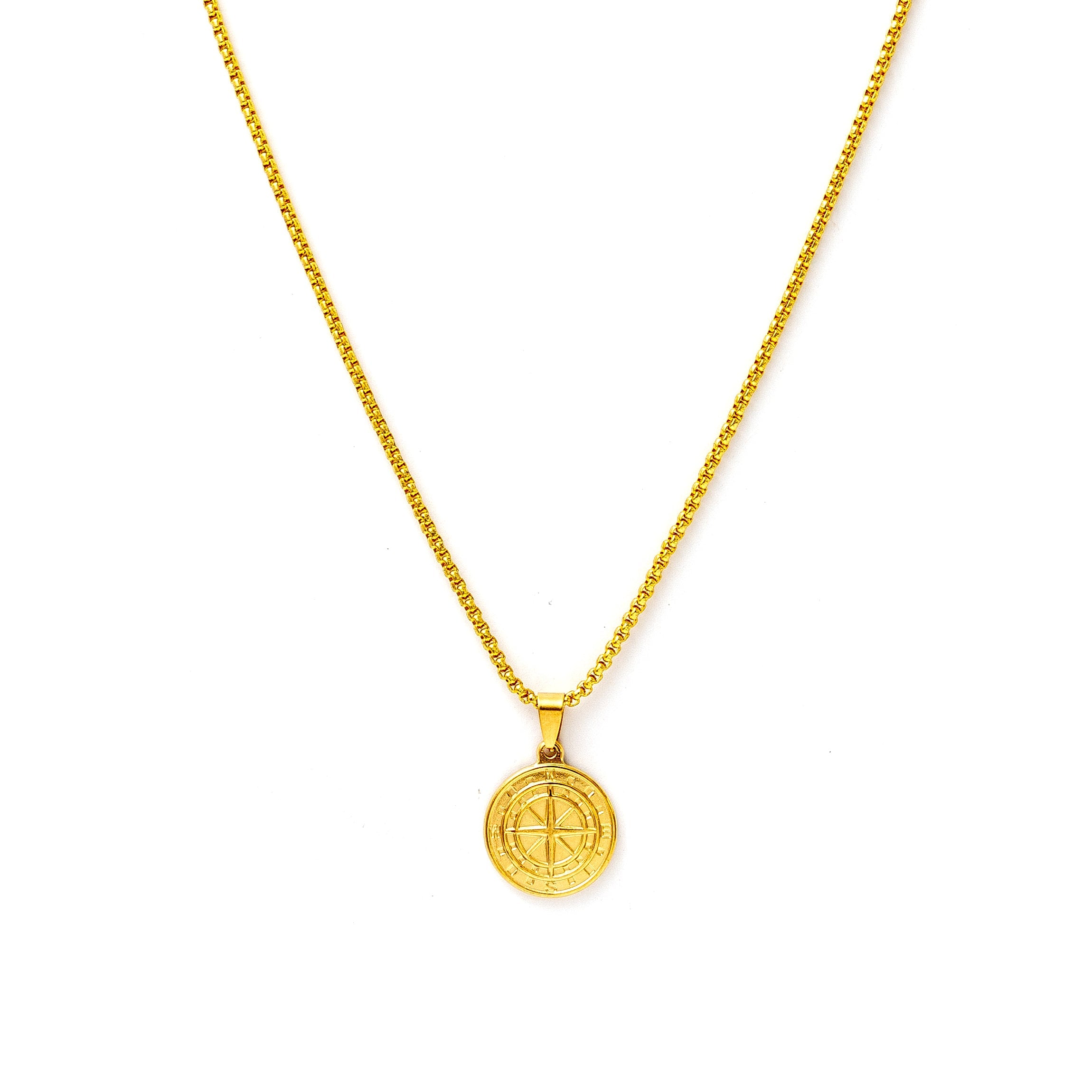 Compass Pendant (Gold)