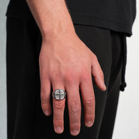 Compass Signet Ring (Silver)