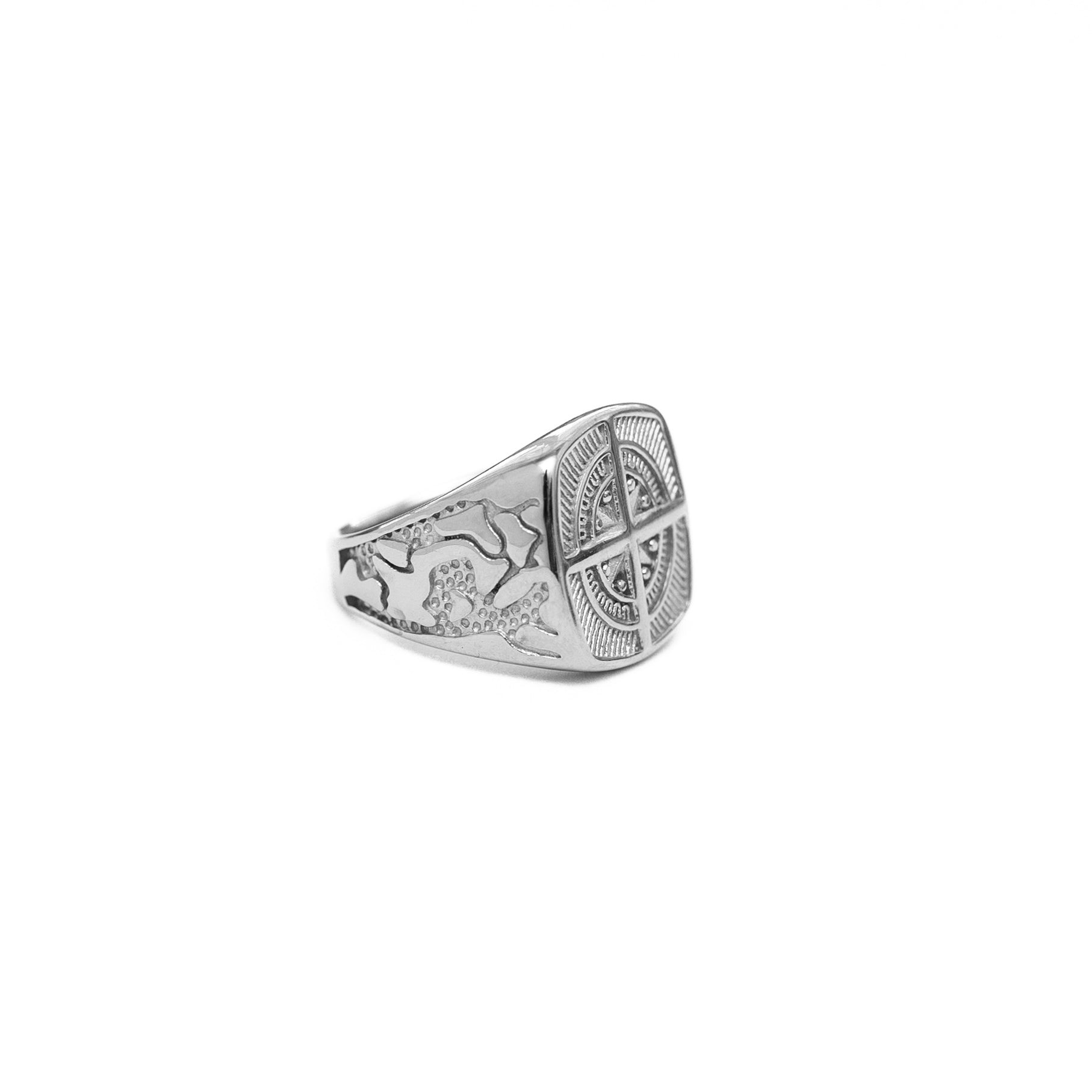 Compass Signet Ring (Silver)