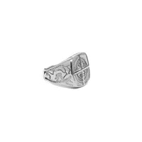 Compass Signet Ring (Silver)