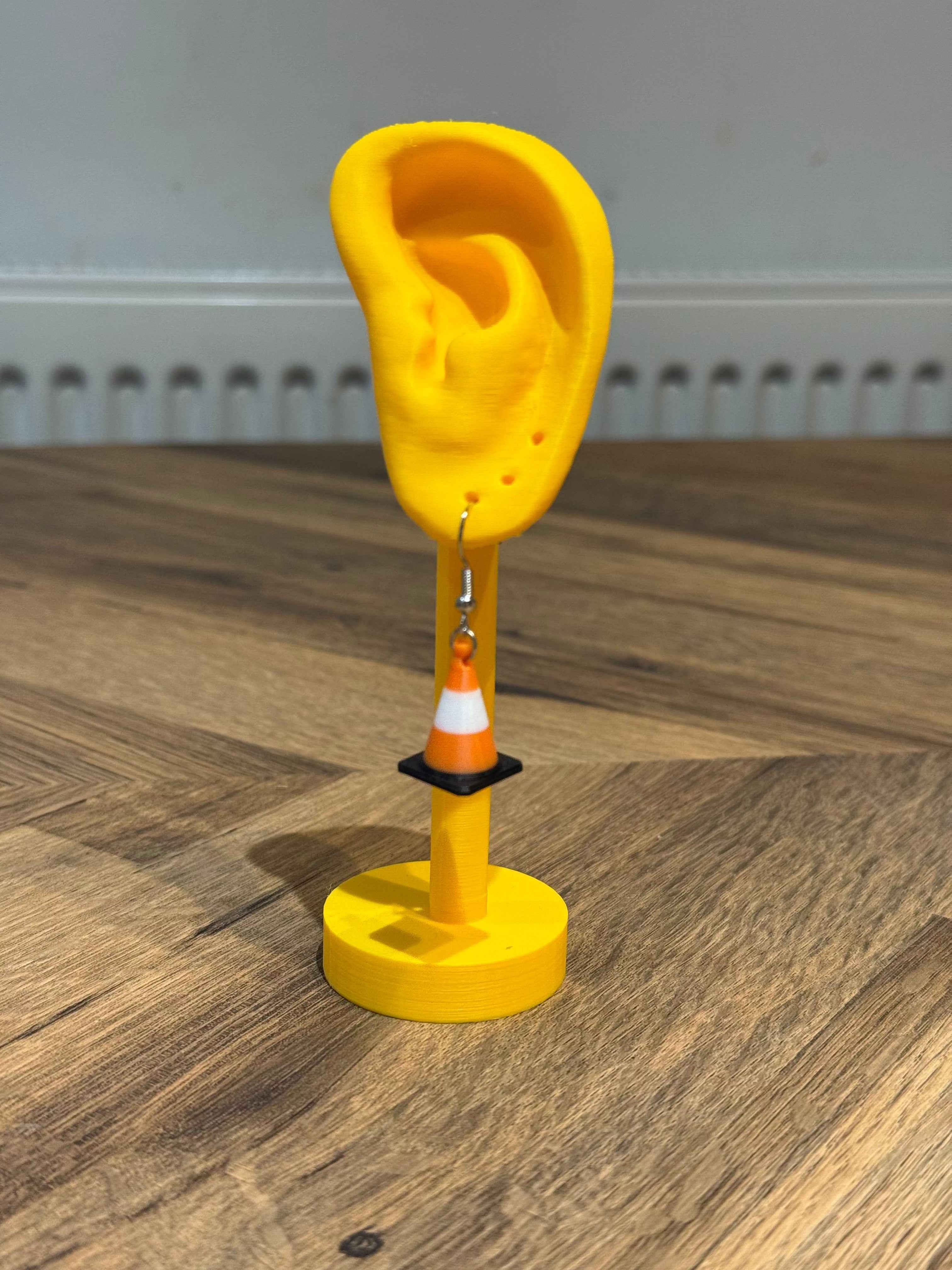 Traffic Cone Earrings