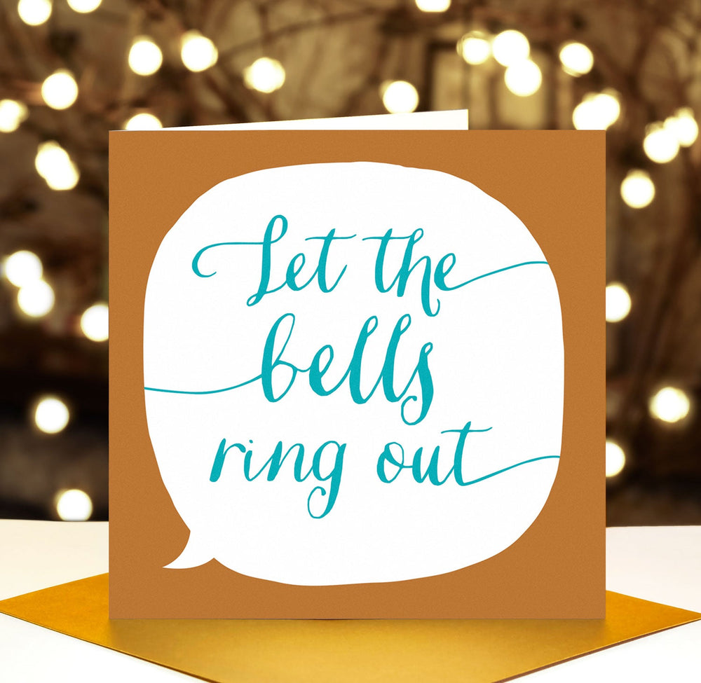 Let The Bells Ring Out Song Lyrics Christmas Card