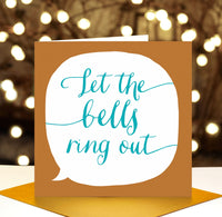 Let The Bells Ring Out Song Lyrics Christmas Card