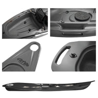 Mahee Eco Tandem Kayak | 100% Ocean Plastic | Black | Stable & Durable