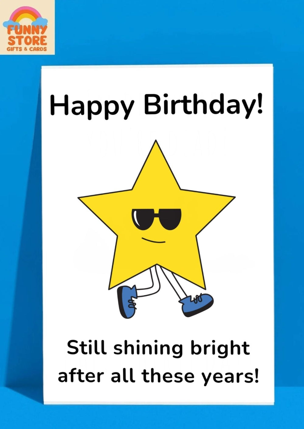 Cool Star "Shining Bright" Birthday Card