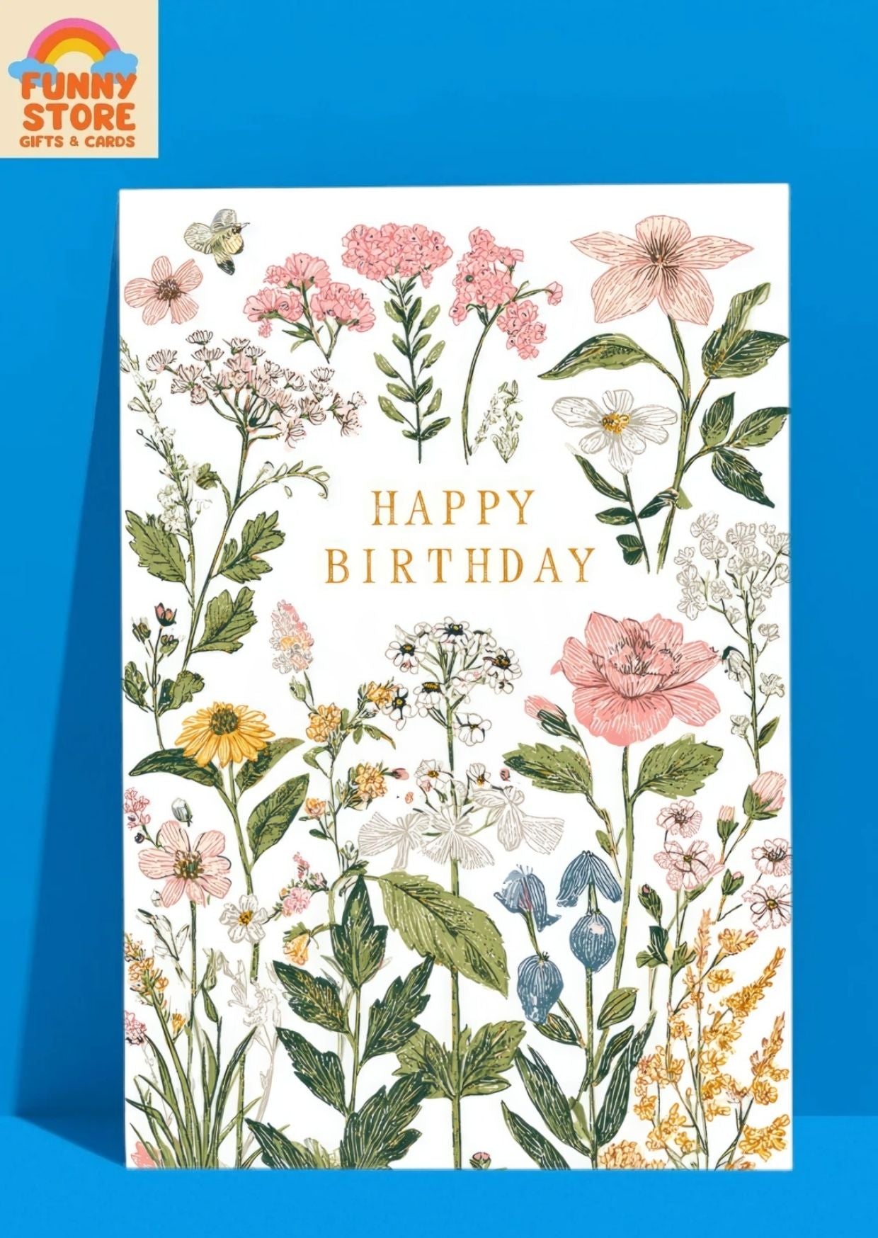 Wildflower Happy Birthday Card