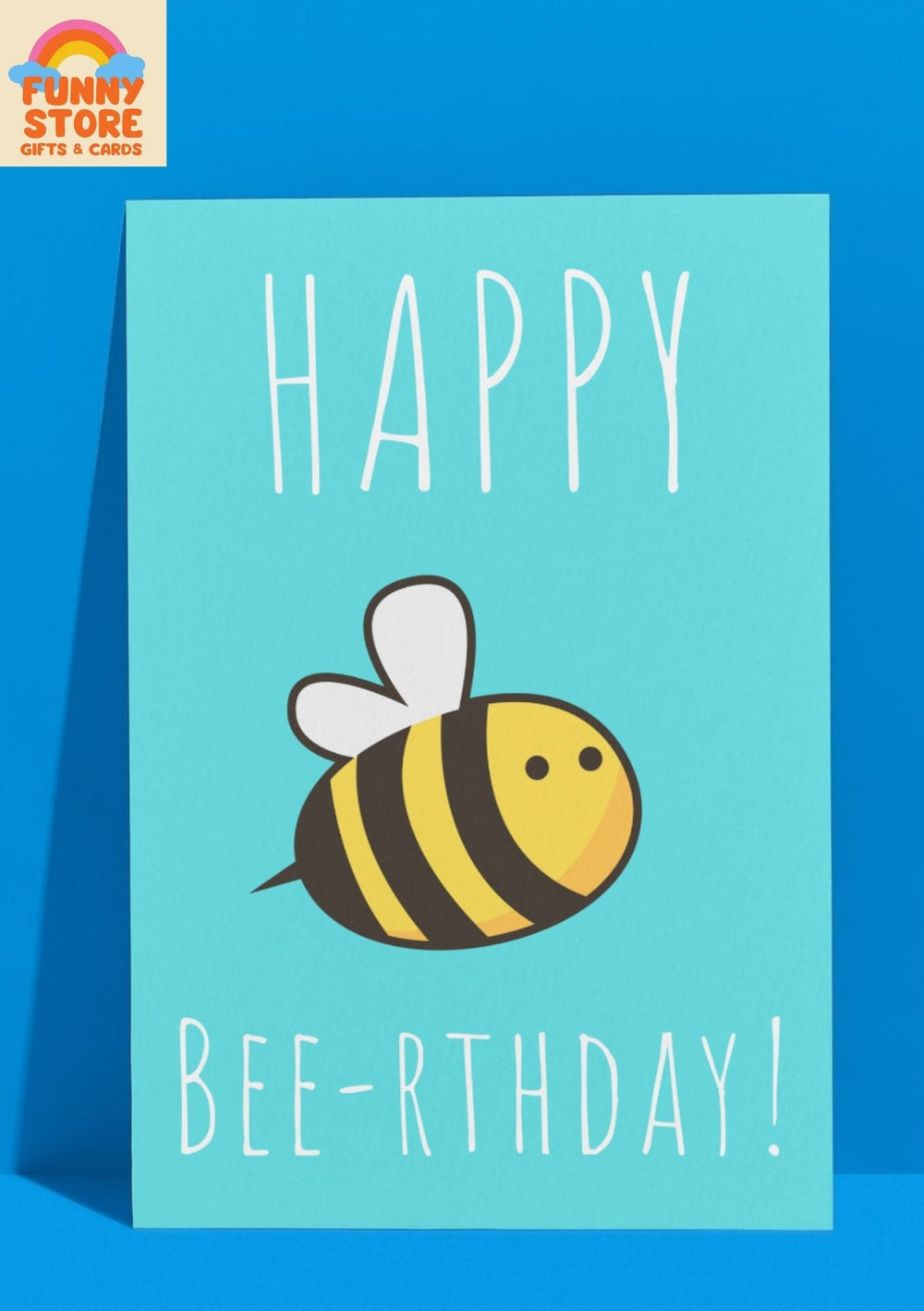 Funny Happy Bee-rthday! Funny Birthday card