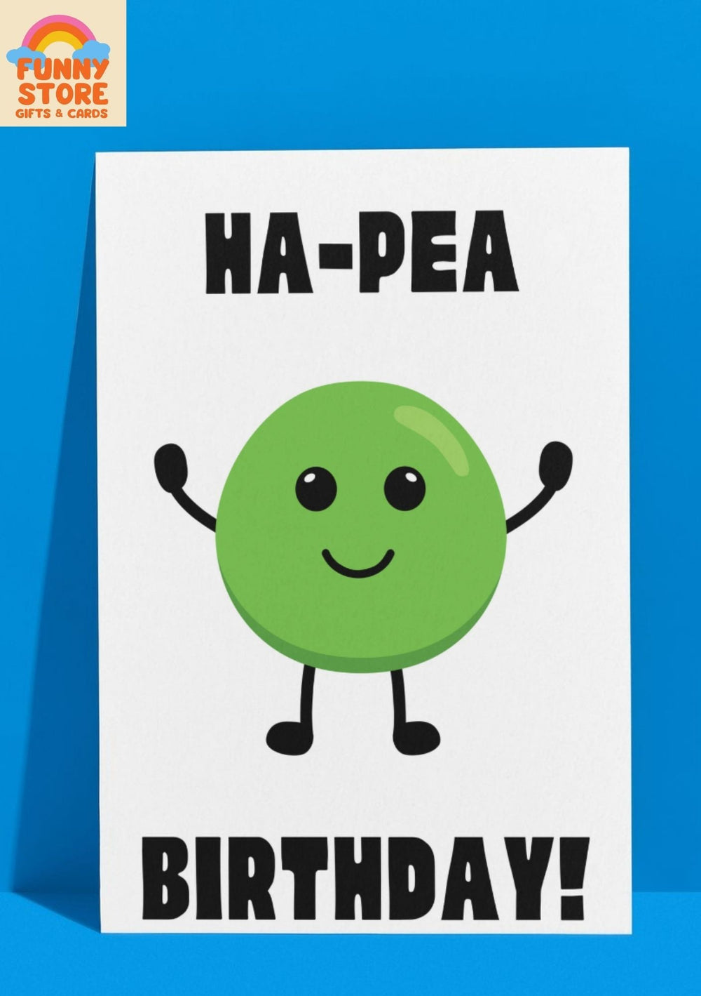 Ha-Pea Birthday! Funny Happy Birthday Greeting Card