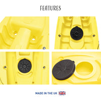 Mahee Tandem Kayak | Plastic Neutral | Yellow | Stable & Durable