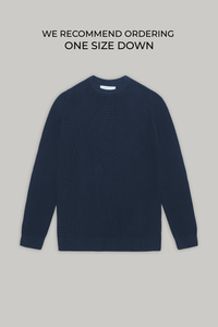 J Hailey Crew Knit - Dark Midnight