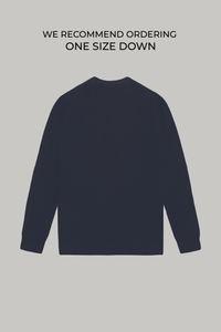 J Hailey Crew Knit - Dark Midnight