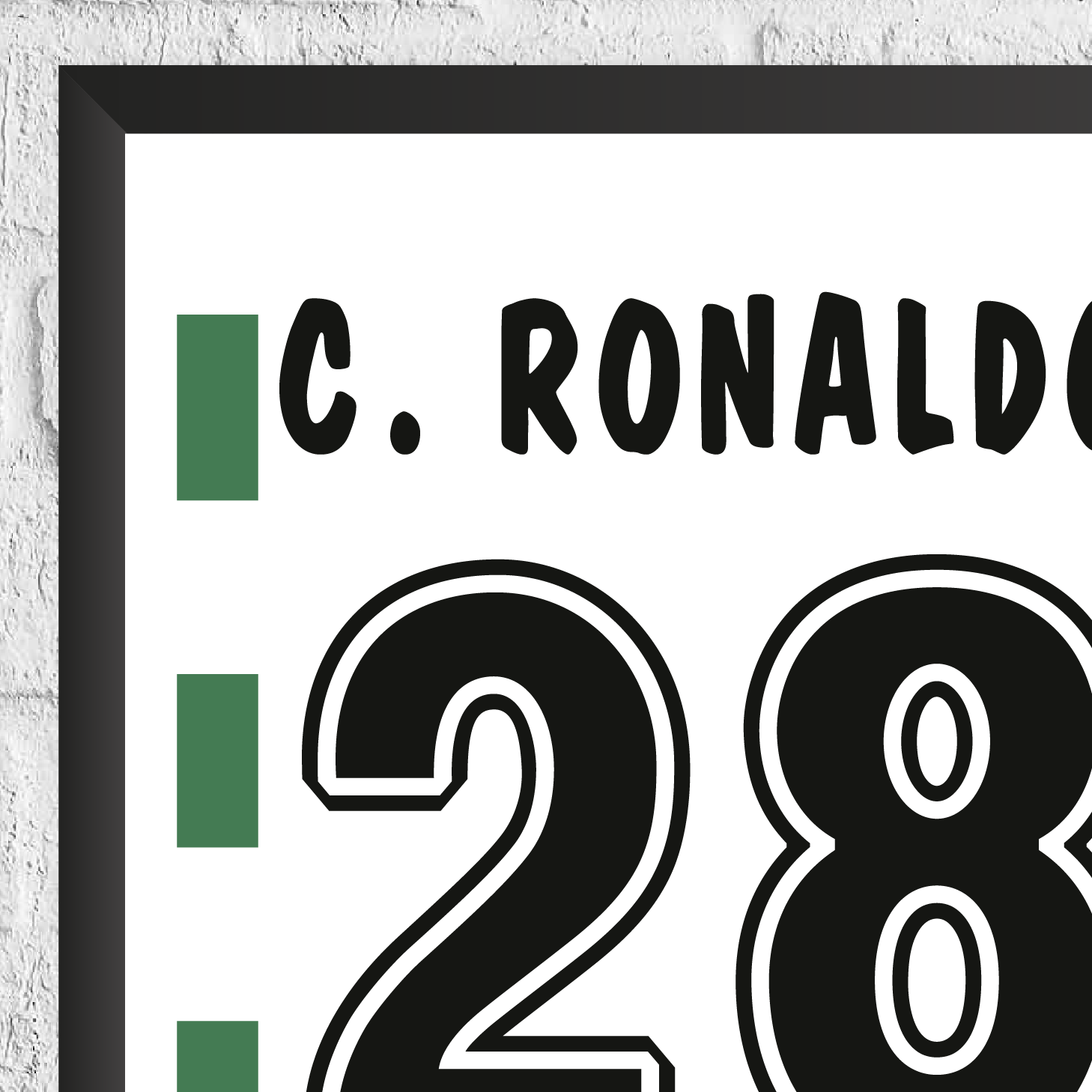 Cristiano Ronaldo Legend Stats Print