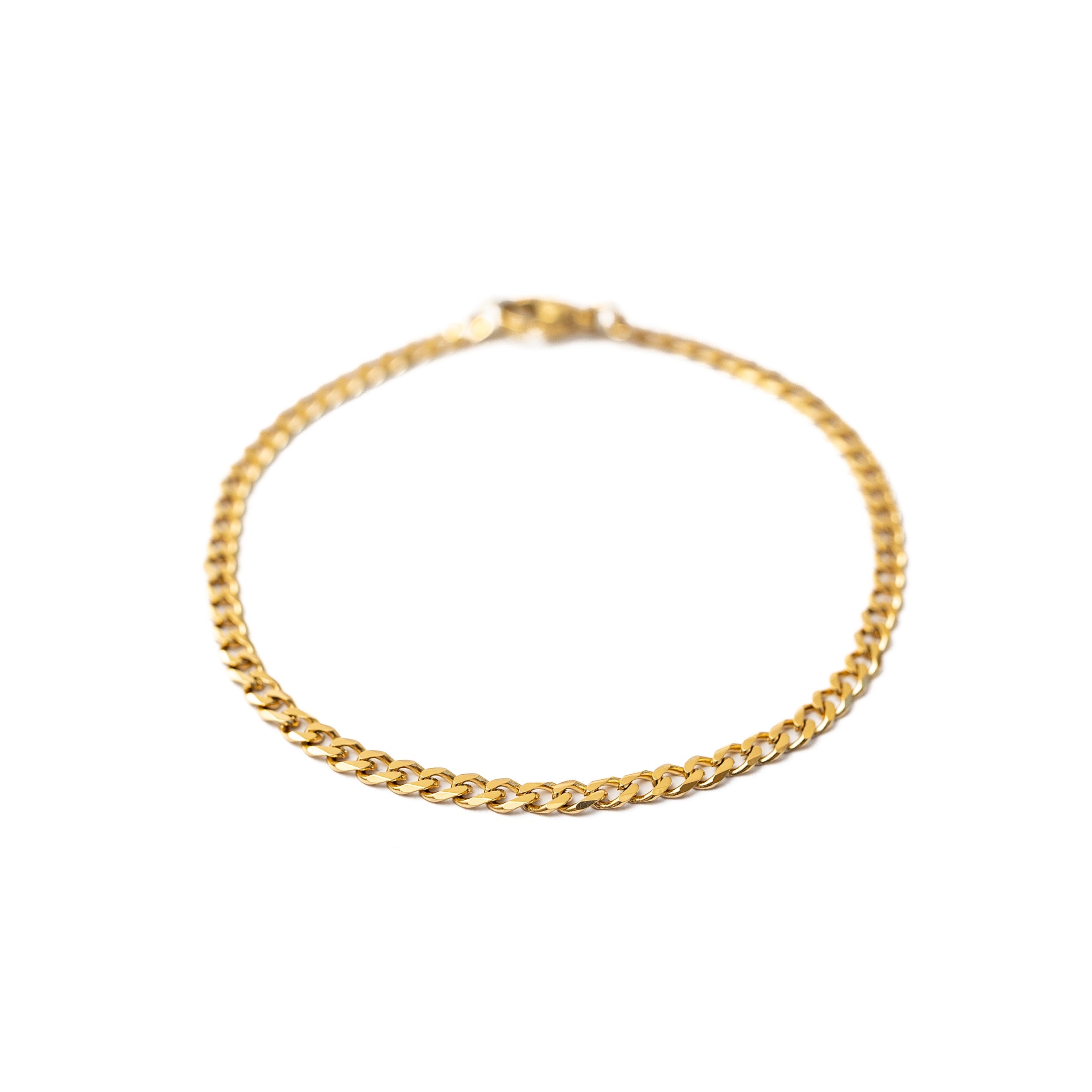 Cuban Bracelet (Gold) 3mm