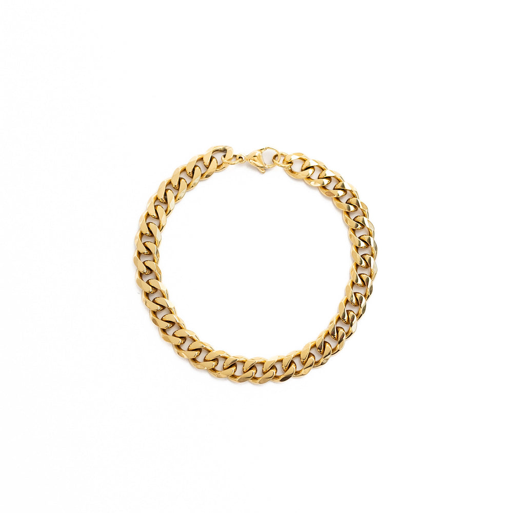 Cuban Bracelet (Gold) 7mm