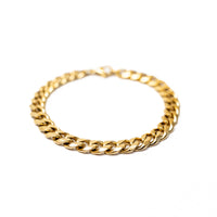 Cuban Bracelet (Gold) 7mm