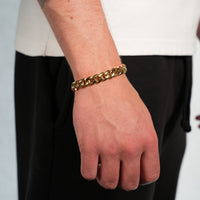 Cuban Bracelet (Gold) 11mm