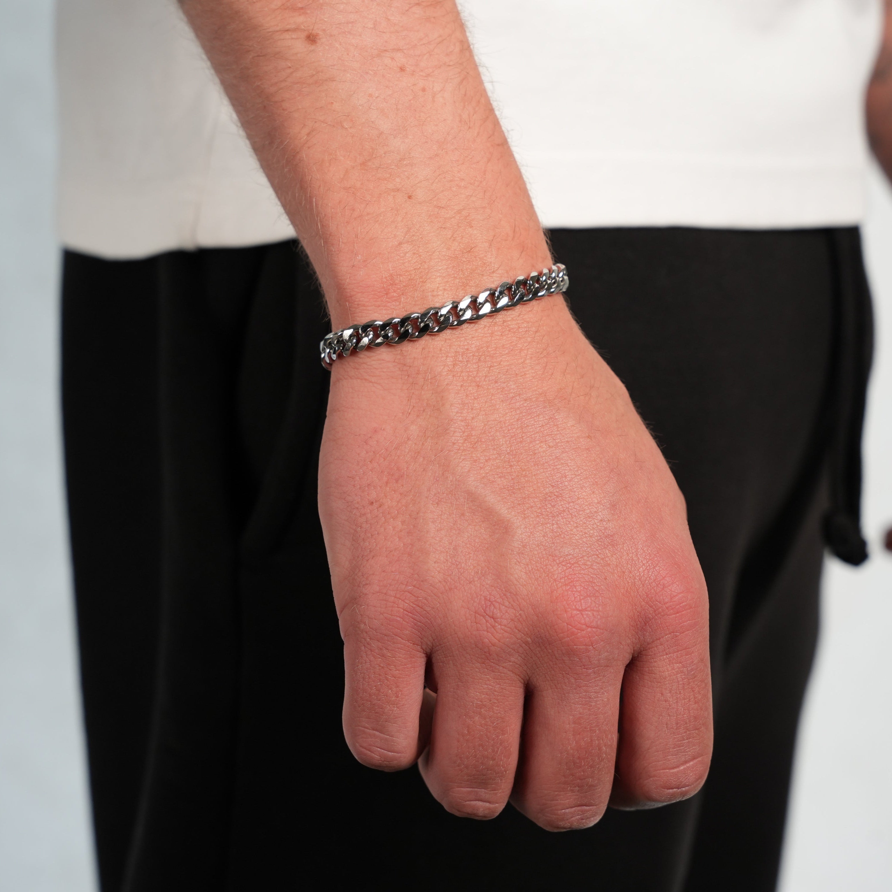 Cuban Bracelet (Silver) 7mm