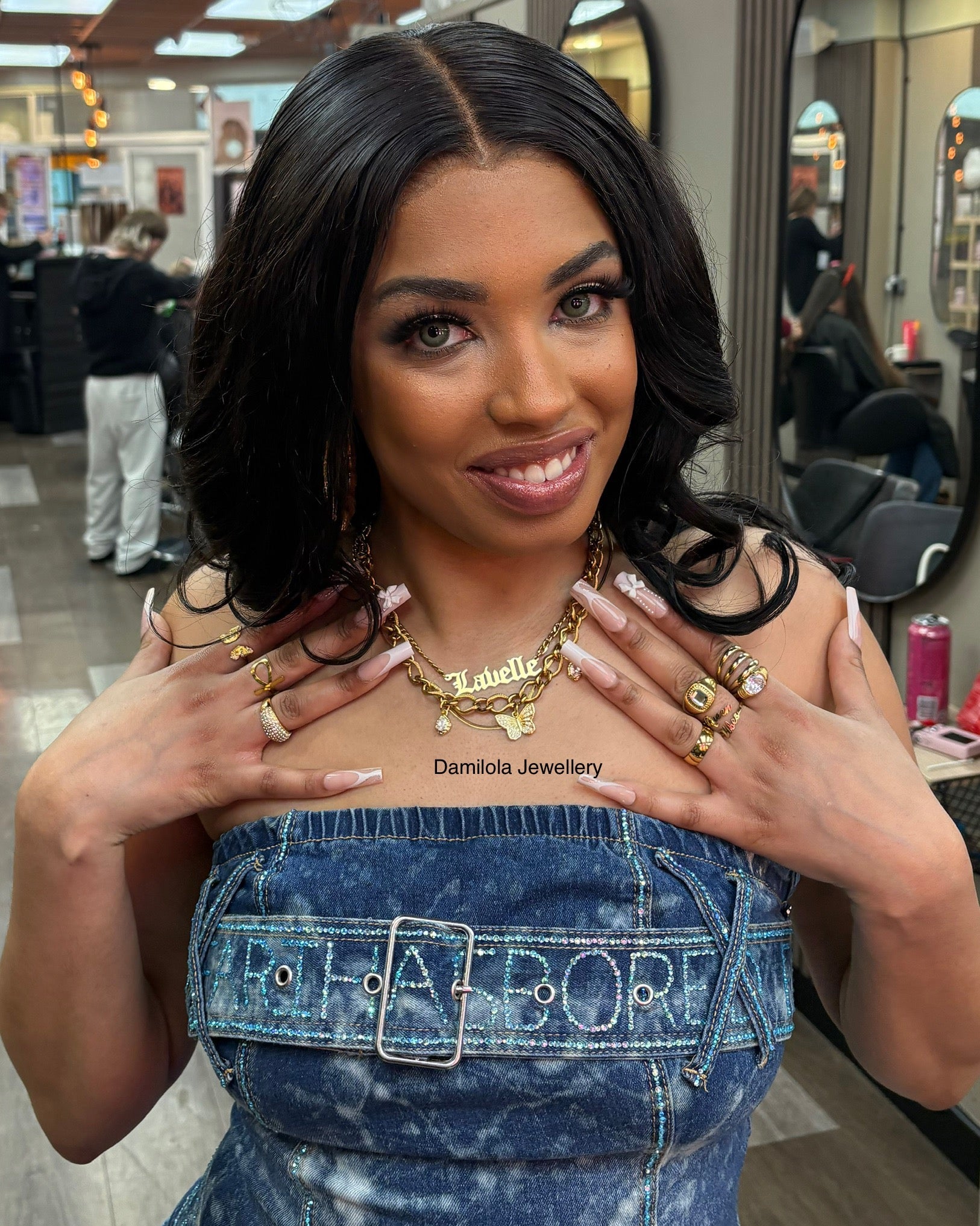 Old School Custom Name Necklace