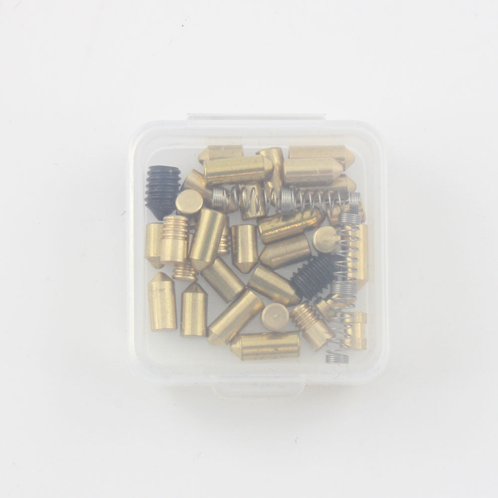 Dangerfield Aerospace Cutaway Practice Lock +Pins and Tweezers - Repinnable, Configurable Solid Metal Training Lock