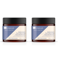 Dr Botanicals Activate Anti-Oxidant Fast Absorbing Vitamin Body Moisturiser 60ml Twin Value Savings Pack