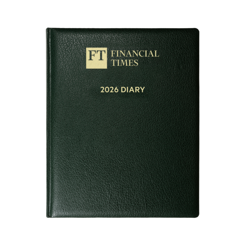 2026 Desk Diary - Week-to-View Planner- Green (DCG-26)