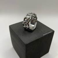 Cuban Link Onyx Ring